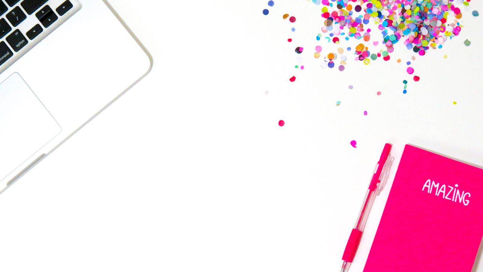 Bright desk workspace used for resizing and cropping social media images to each platform size
